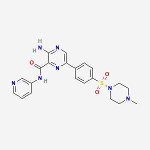 Chemical structure of AZD2858