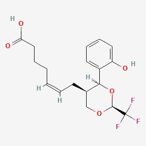 Chemical structure of ICI 185,282