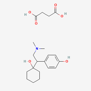 Chemical structure of WY 45233 succinate