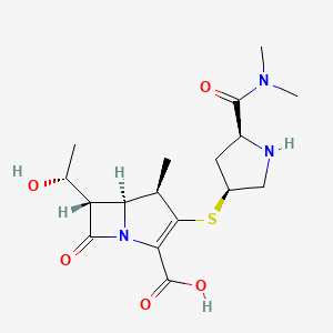 Chemical structure of Meropenem