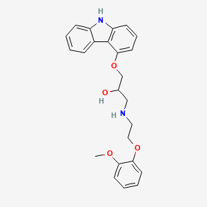 Chemical structure of Carvedilol