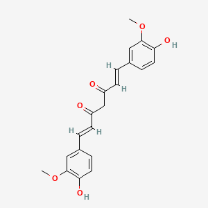 Chemical structure of Curcumin