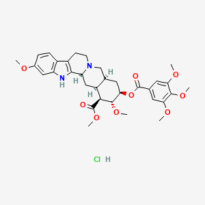Chemical structure of Reserpine hydrochloride