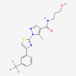 Chemical structure of RWJ 50271