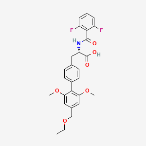 Chemical structure of Firategrast