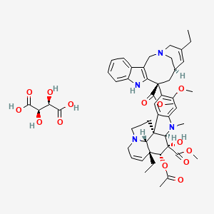 Chemical structure of Vinorelbine Tartrate