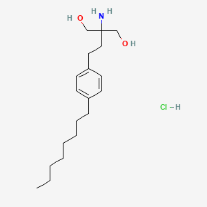 Chemical structure of Fingolimod (FTY720) HCl
