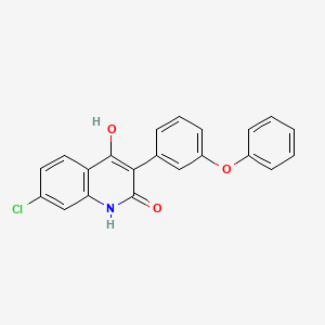 Chemical structure of L-701,324