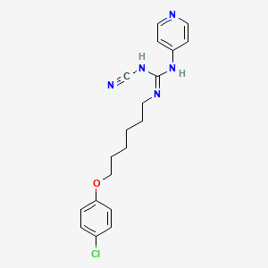 Chemical structure of GMX1778 (CHS828)