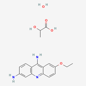 Chemical structure of Ethacridine lactate monohydrate