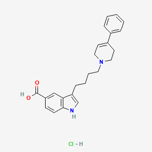 Chemical structure of Carmoxirole hydrochloride