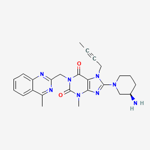 Chemical structure of Linagliptin