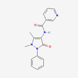 Chemical structure of Nifenazone