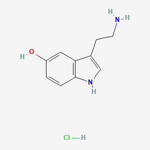 Chemical structure of Serotonin HCl