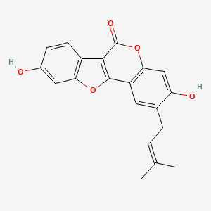 Chemical structure of Psoralidin
