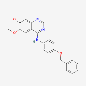 Chemical structure of EGFR/ErbB2 Inhibitor