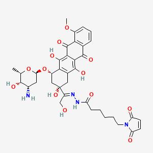 Chemical structure of Aldoxorubicin