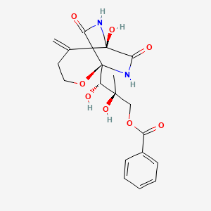Chemical structure of Bicyclomycin Benzoate