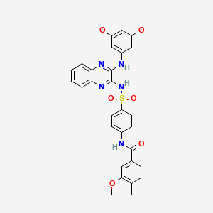 Chemical structure of SAR245409 (XL765)