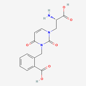 Chemical structure of UBP 302