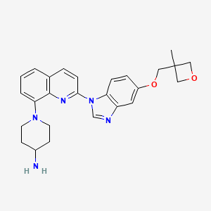 Chemical structure of Crenolanib