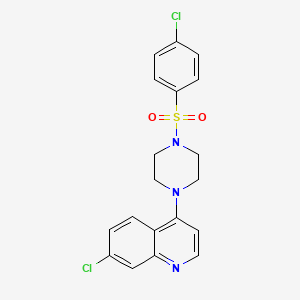 Chemical structure of KM 11060