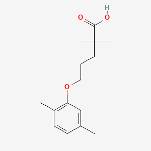 Chemical structure of Gemfibrozil