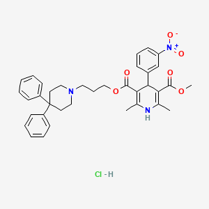 Chemical structure of Niguldipine (hydrochloride)