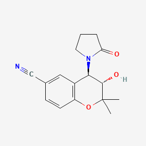 Chemical structure of Levcromakalim