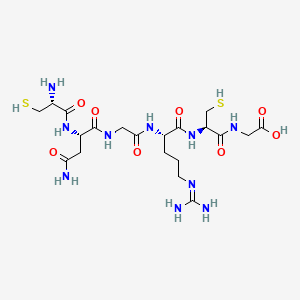 Chemical structure of NGR peptide