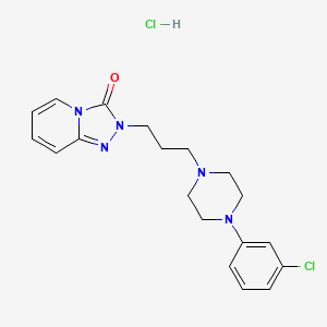 Chemical structure of Trazodone HCl