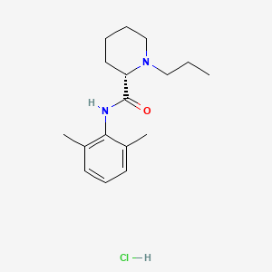 Chemical structure of Ropivacaine HCl