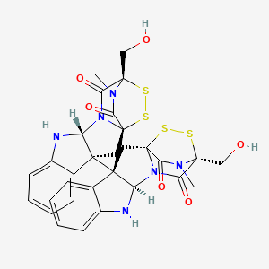 Chemical structure of Chaetocin