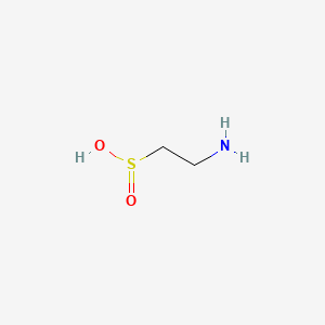 Chemical structure of Hypotaurine