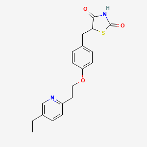 Chemical structure of Pioglitazone