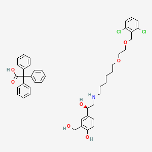 Chemical structure of Vilanterol trifenatate