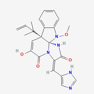 Chemical structure of Meleagrin