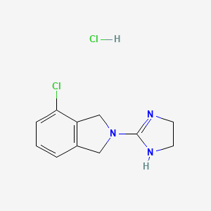Chemical structure of RS 45041-190 hydrochloride