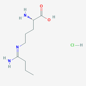 Chemical structure of Ethyl-L-NIO (hydrochloride)