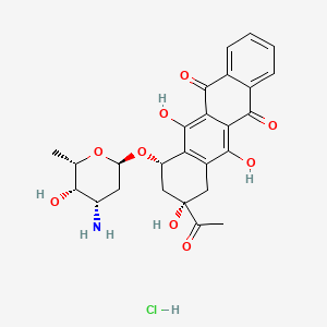 Chemical structure of Idarubicin HCl