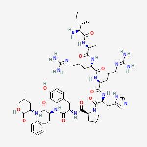 Chemical structure of Kinetensin