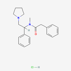Chemical structure of N-MPPP Hydrochloride