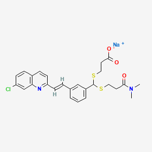 Chemical structure of MK-571 sodium salt hydrate