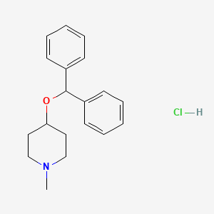 Chemical structure of Diphenylpyraline HCl