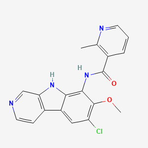 Chemical structure of MLN120B