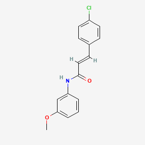 Chemical structure of SB 366791