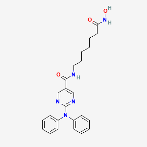 Chemical structure of Ricolinostat