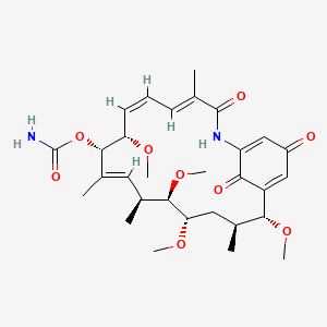 Chemical structure of Herbimycin A