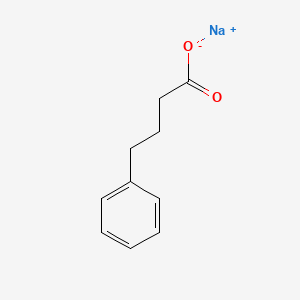 Chemical structure of Sodium Phenylbutyrate