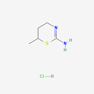 Chemical structure of AMT hydrochloride